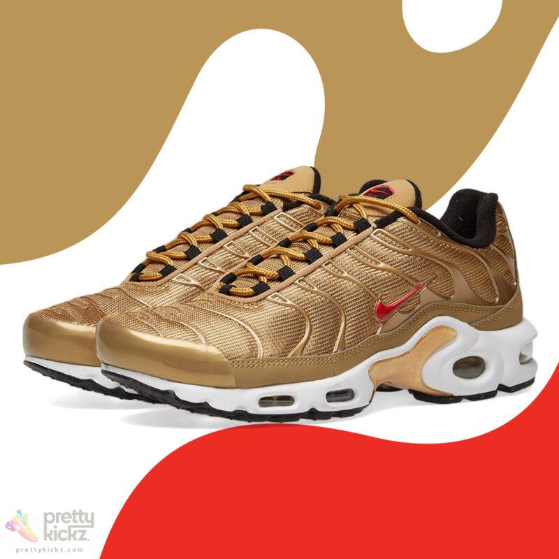 nike air max plus tn gold