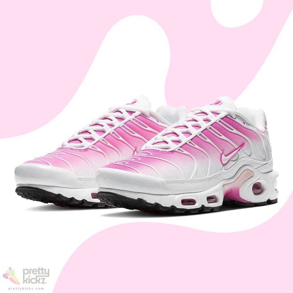pink and white fade tns
